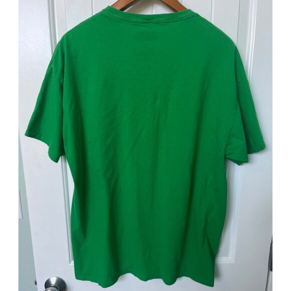 The Legend Of Zelda Graphic T Shirt Mens Sz XL Hyrule Crest Green Gold Nintendo - Picture 2 of 8